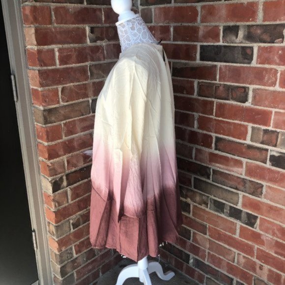 Davi & Dani Dye Ombre Shift Dress Blush Ivy - Picture 7 of 11